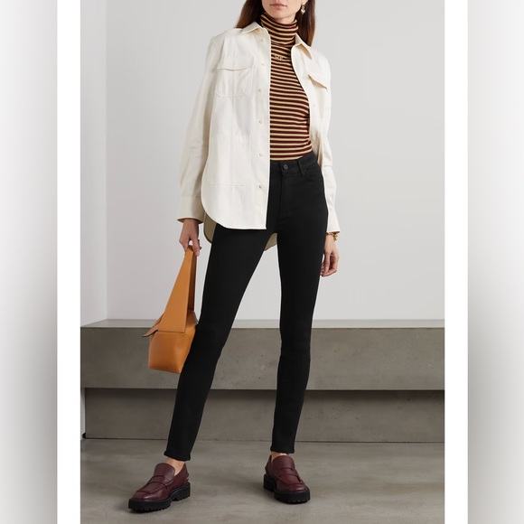 PAIGE Hoxton Ultra Skinny jeans in Black Shadow, size 28 / medium - Picture 15 of 15